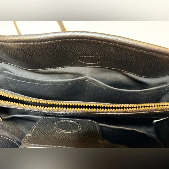 Coach Black and Bronze Satchel - Picture 10 of 15